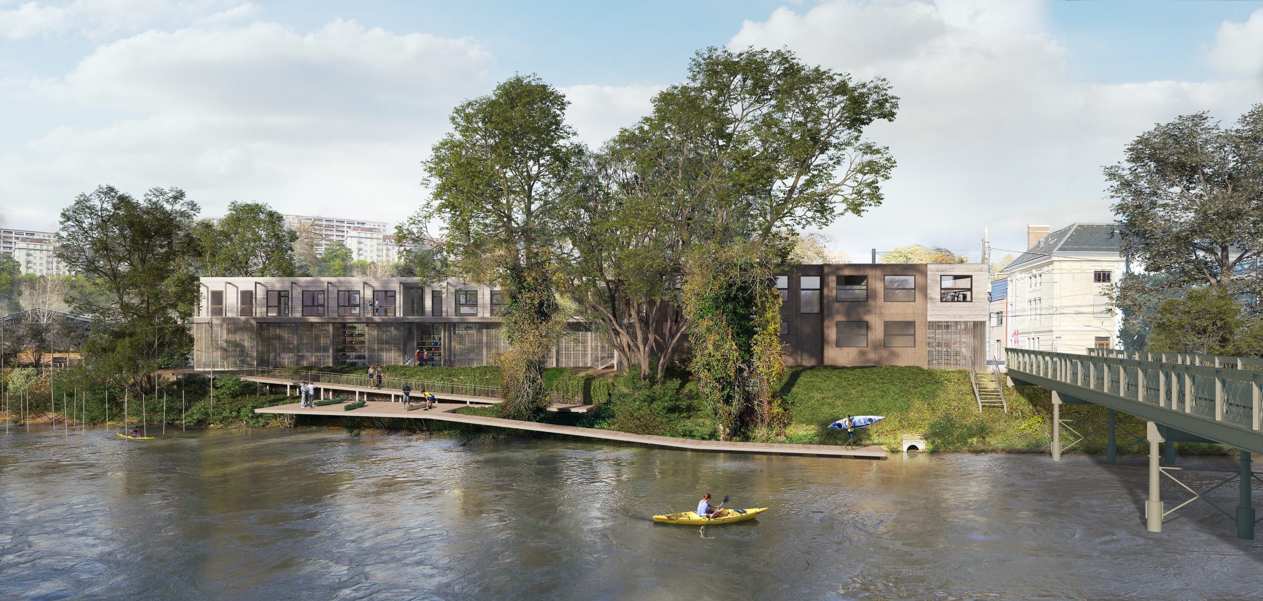 Ouvertures côté lac