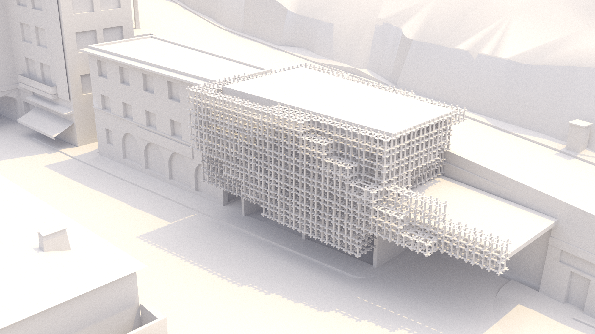 Esquisse d’une station d’hydrogène en milieu urbain